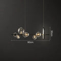 Contemporary LED Glass Ball Pendant Lamps - Elegant Lighting for Dining, Kitchen, and Home Decor