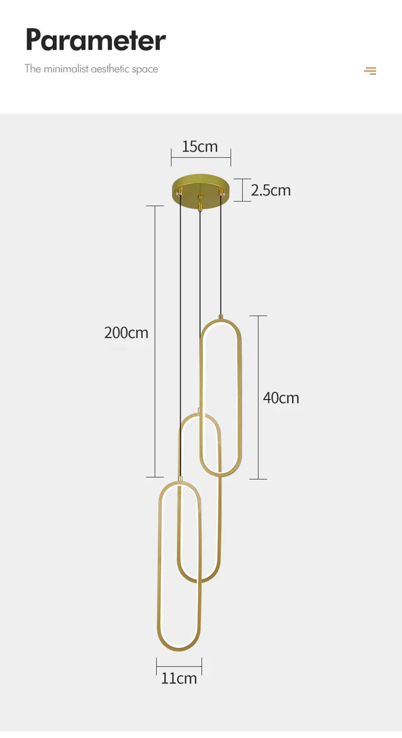 DecorBites™ Modern Nordic Pendant Light for Home Decoration